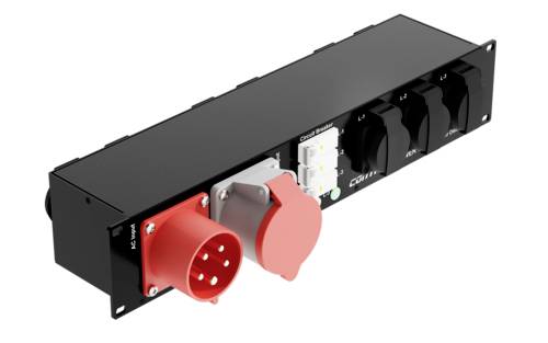 Contrik 1029170 1 Stück Steckdosen-Verteiler Schwarz