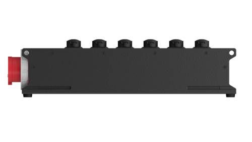 Contrik 1027454 1 Stück Steckdosen-Verteiler Schwarz