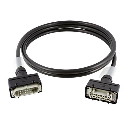 Contrik CKPE50-AHAH-M400 Multicore Kabel Harting E16 Schwarz