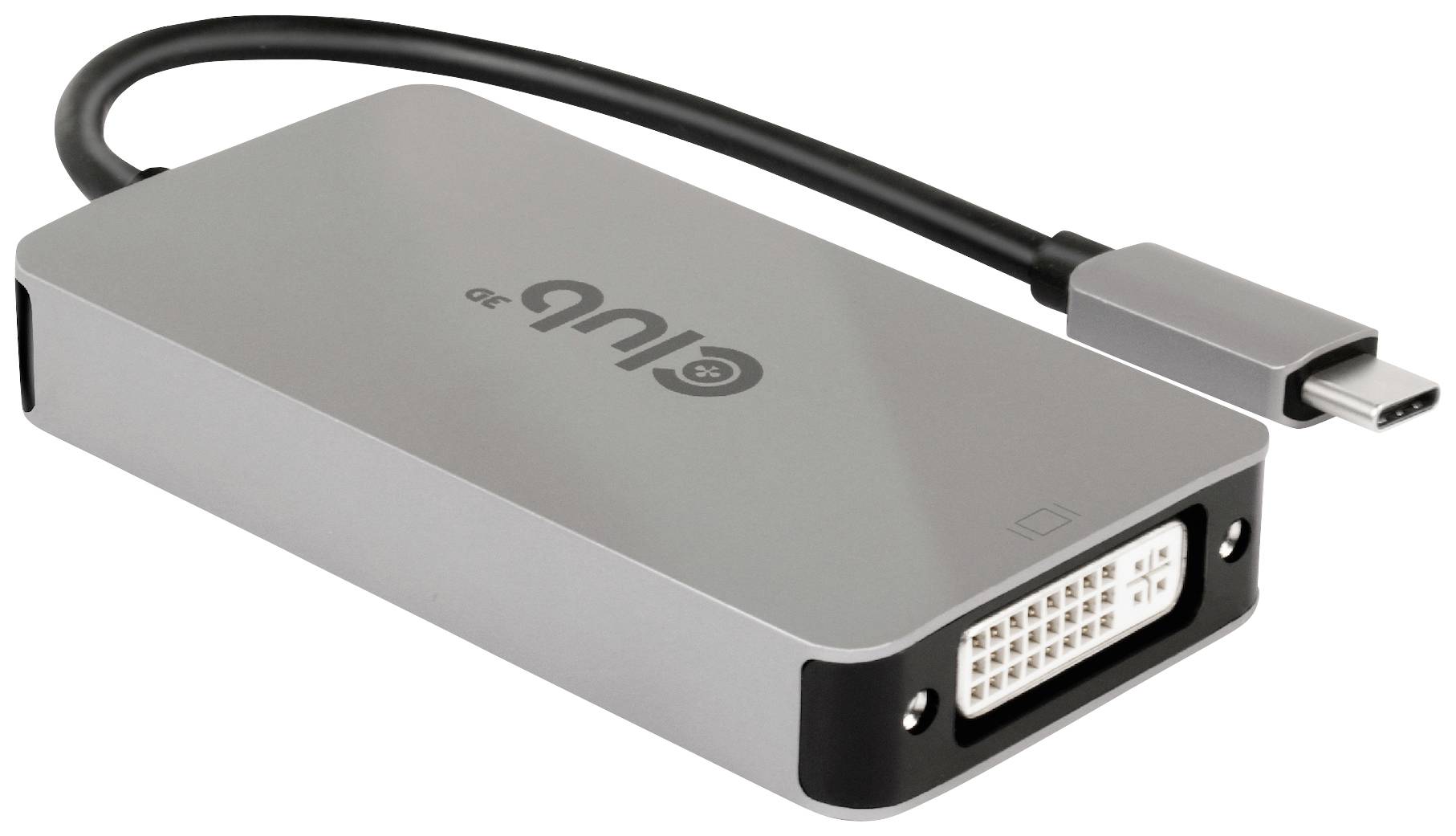 Club3D CAC-1510-A USB-C® / DVI Adapter [1x USB-C® - 1x DVI] Silber 24.5cm