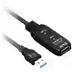 Club3D USB-Kabel USB 3.2 Gen1 (USB 3.0 / USB 3.1 Gen1) 5.00m Schwarz CAC-1404 Club3D USB-Kabel USB 3.2 Gen1 (USB 3.0 / USB 3.1 Gen1) 5.00m Schwarz CAC-1404