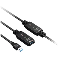 Club3D USB-Kabel USB 3.2 Gen1 (USB 3.0 / USB 3.1 Gen1) 15.00m Schwarz CAC-1406 Club3D USB-Kabel USB 3.2 Gen1 (USB 3.0 / USB 3.1 Gen1) 15.00m Schwarz CAC-1406