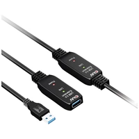 Club3D USB-Kabel USB 3.2 Gen1 (USB 3.0 / USB 3.1 Gen1) 15.00m Schwarz CAC-1406 Club3D USB-Kabel USB 3.2 Gen1 (USB 3.0 / USB 3.1 Gen1) 15.00m Schwarz CAC-1406