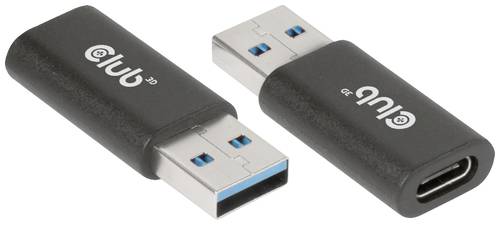 Club3D USB-Adapter USB 3.2 Gen1 USB-A Stecker, USB-C® Buchse Schwarz CAC-1525
