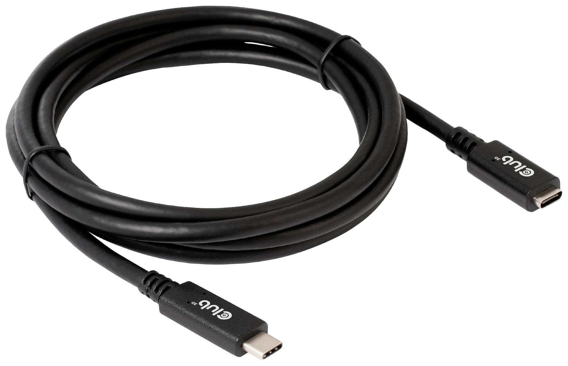 Club3D USB-C® Kabel USB 3.2 Gen1 USB-C® Stecker, USB-C® Buchse 2.00 m Schwarz CAC-1529