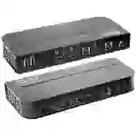 Club3D KVM Switch 4K60Hz KVM-Umschalter HDMI Fernbedienung 4096 x 2160 Pixel Club3D KVM Switch 4K60Hz KVM-Umschalter HDMI Fernbedienung 4096 x 2160 Pixel