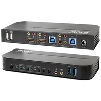 Club3D KVM Switch 4K60Hz KVM-Umschalter HDMI Fernbedienung 4096 x 2160 Pixel Club3D KVM Switch 4K60Hz KVM-Umschalter HDMI Fernbedienung 4096 x 2160 Pixel
