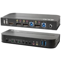 Club3D KVM Switch 4K60Hz KVM-Umschalter HDMI Fernbedienung 4096 x 2160 Pixel Club3D KVM Switch 4K60Hz KVM-Umschalter HDMI Fernbedienung 4096 x 2160 Pixel