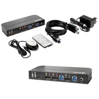 Club3D KVM Switch 4K60Hz KVM-Umschalter HDMI Fernbedienung 4096 x 2160 Pixel Club3D KVM Switch 4K60Hz KVM-Umschalter HDMI Fernbedienung 4096 x 2160 Pixel