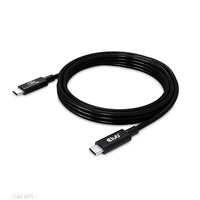 Club3D USB-C® Kabel USB4® USB-C® Stecker 2.00m Schwarz CAC-1575 Club3D USB-C® Kabel USB4® USB-C® Stecker 2.00m Schwarz CAC-1575