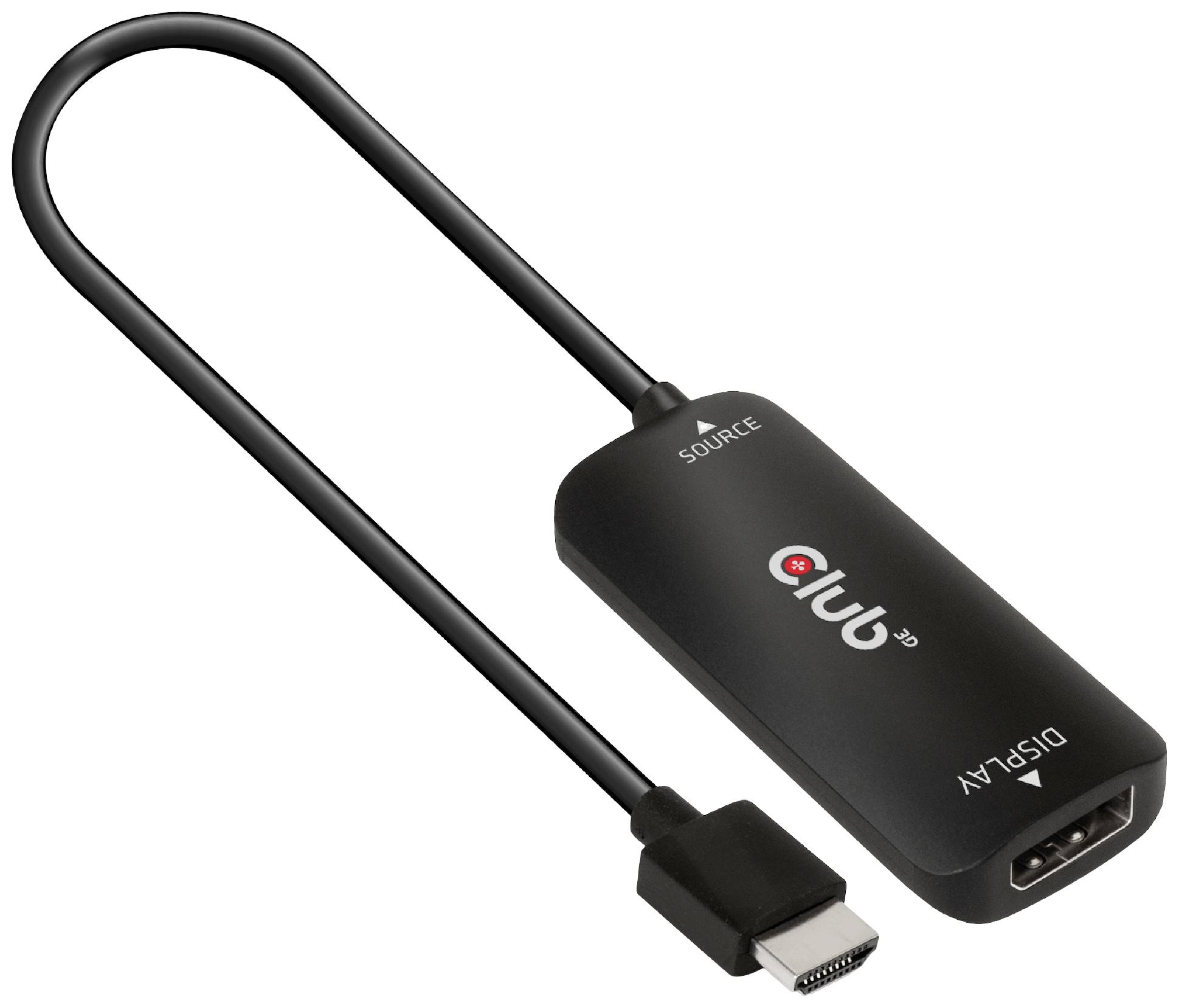Club3D USB Adapter [1x HDMI-Stecker - 1x DisplayPort Buchse] Adapter HDMI + MicroUSB - DP 4 1m