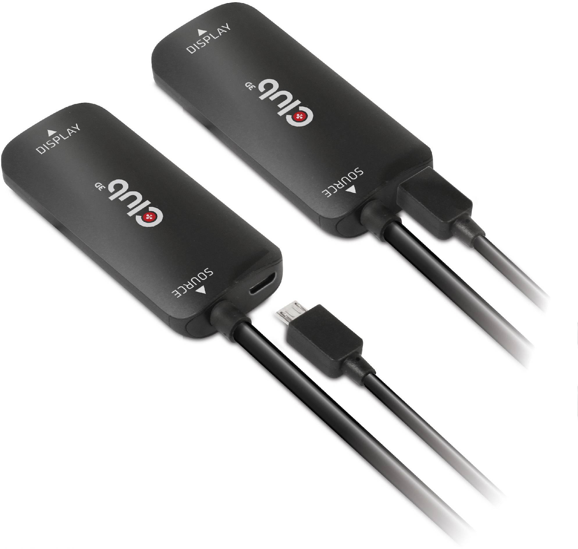 Club3D USB Adapter [1x HDMI-Stecker - 1x DisplayPort Buchse] Adapter HDMI + MicroUSB - DP 4 1m