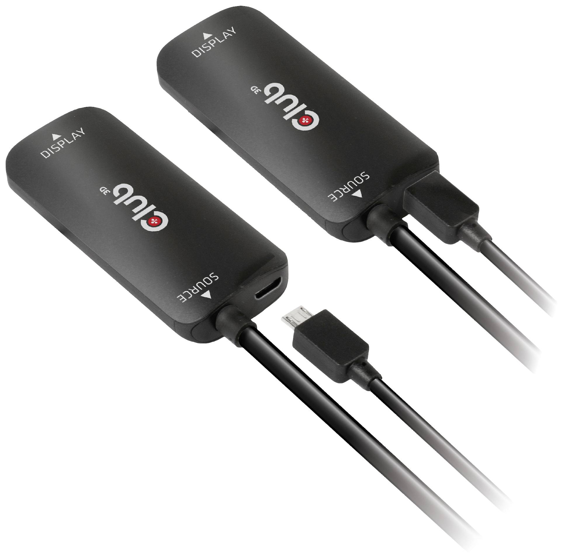 Club3D USB Adapter [1x HDMI-Stecker - 1x DisplayPort Buchse] Adapter HDMI + MicroUSB - DP 4 1m