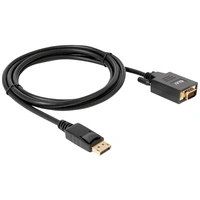 Club3D DisplayPort / VGA Anschlusskabel DisplayPort Stecker, VGA 15pol. Stecker 2.00m Schwarz CAC-1012 DisplayPort-Kabel Club3D DisplayPort / VGA Anschlusskabel DisplayPort Stecker, VGA 15pol. Stecker 2.00m Schwarz CAC-1012 DisplayPort-Kabel