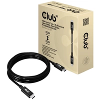 Club3D USB-C® Kabel USB4® USB-C® Stecker 2.00m Schwarz CAC-1578 Club3D USB-C® Kabel USB4® USB-C® Stecker 2.00m Schwarz CAC-1578