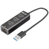 Club3D CSV-1430A USB 3.2 Gen 1 (USB 3.0) / RJ45 Adapter Schwarz 18cm Club3D CSV-1430A USB 3.2 Gen 1 (USB 3.0) / RJ45 Adapter Schwarz 18cm