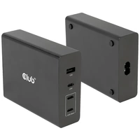 Club3D CAC-1906 Notebook-Netzteil 132W 3x USB-C®, 1x USB-A USB PD Schwarz Innenbereich GaN, USB Power Delivery (USB-PD) Club3D CAC-1906 Notebook-Netzteil 132W 3x USB-C®, 1x USB-A USB PD Schwarz Innenbereich GaN, USB Power Delivery (USB-PD)