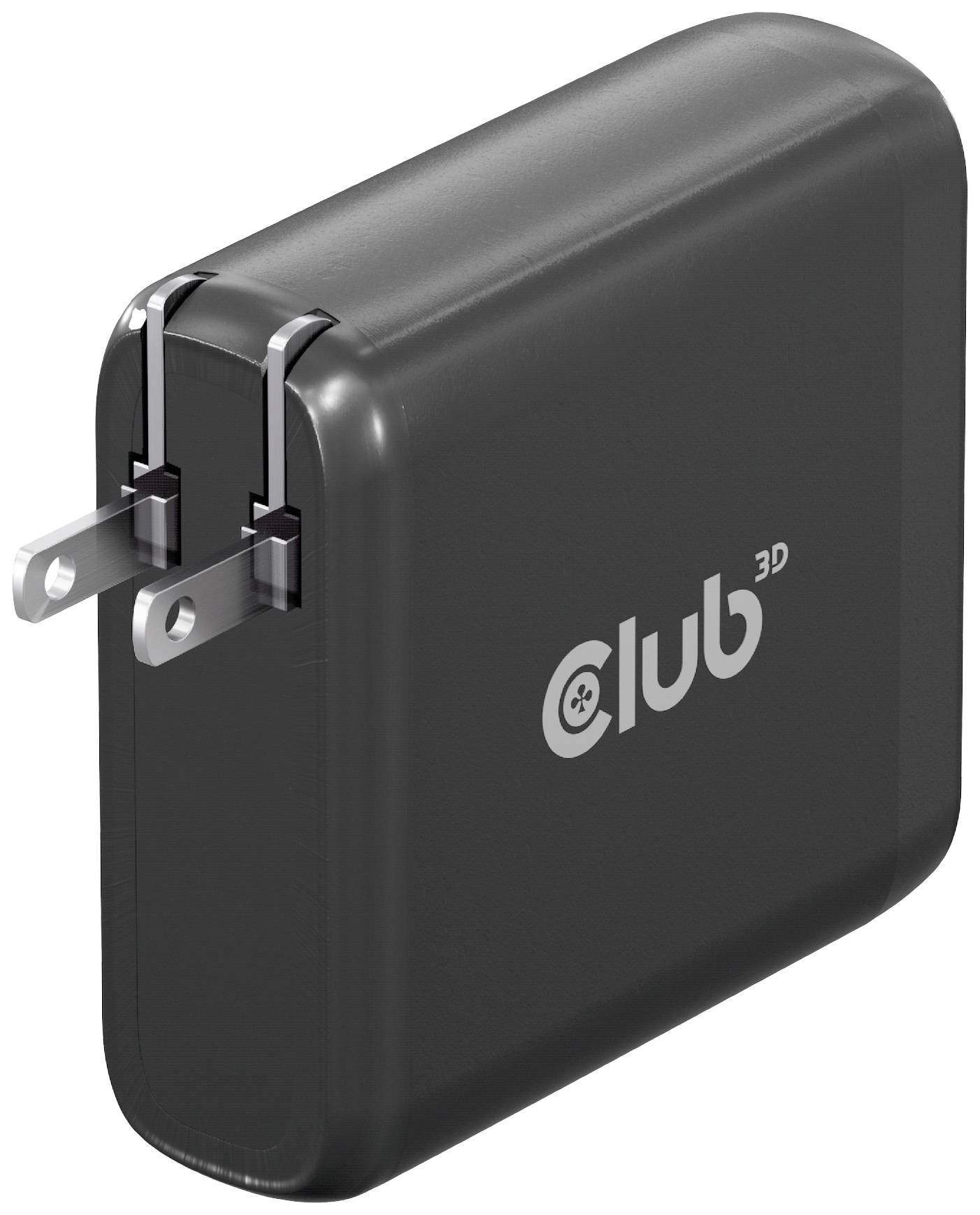 Club3D CAC-1912 Notebook-Netzteil 100W 2x USB-A, 2x USB-C® USB PD Schwarz Innenbereich GaN, USB Power Delivery (USB-PD)