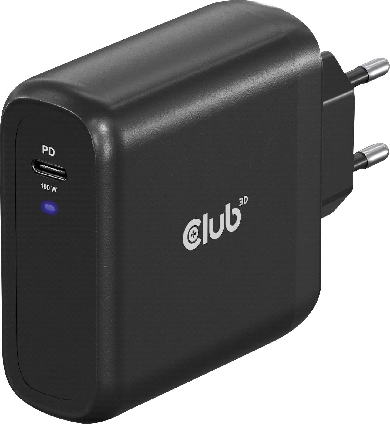 Club3D CAC-1908 Notebook-Netzteil 100W 1x USB-C® Schwarz Innenbereich GaN, USB Power Delivery (USB-PD)