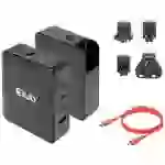 Club3D CAC-1917 USB Ladestation 140W 1x USB-A, 3x USB-C® USB PD Schwarz Innenbereich GaN Club3D CAC-1917 USB Ladestation 140W 1x USB-A, 3x USB-C® USB PD Schwarz Innenbereich GaN