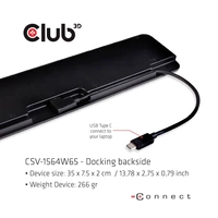 Club3D USB-C® Dockingstation ChargingDock USB-C Passend für Marke Dockingstations: Club 3D integrierter Kartenleser, USB-C® Power Club3D USB-C® Dockingstation ChargingDock USB-C Passend für Marke Dockingstations: Club 3D integrierter Kartenleser, USB-C® Power