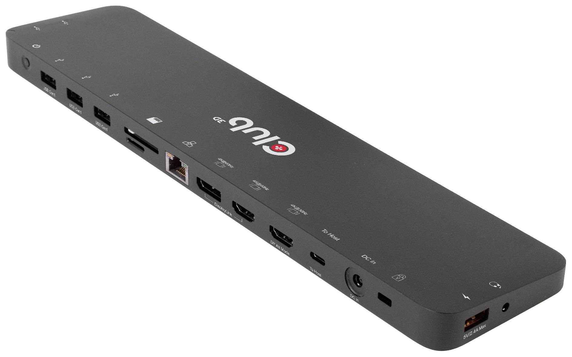 Club3D USB-C® Dockingstation 4K ChargingDock USB-C Passend für Marke Dockingstations: Club 3D integrierter Kartenleser, USB-C®