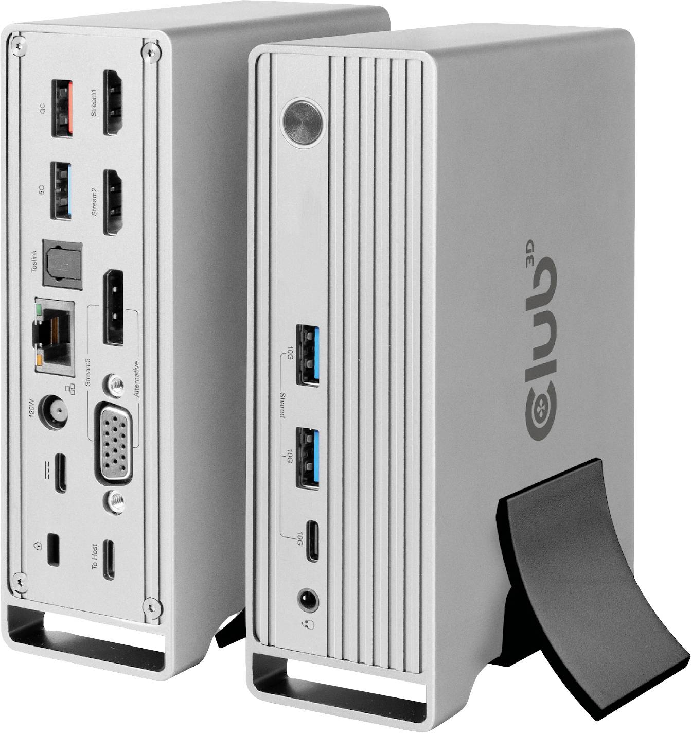 Club3D USB-C® Dockingstation 4K ChargingDock USB-C Passend für Marke Dockingstations: Club 3D USB-C® Power Delivery