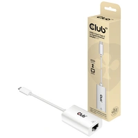 Club3D Adapter USB 3.2 Typ C - RJ-45 Adapter 10 / 100 / 1000MBit/s USB-C®, RJ45 Club3D Adapter USB 3.2 Typ C - RJ-45 Adapter 10 / 100 / 1000MBit/s USB-C®, RJ45