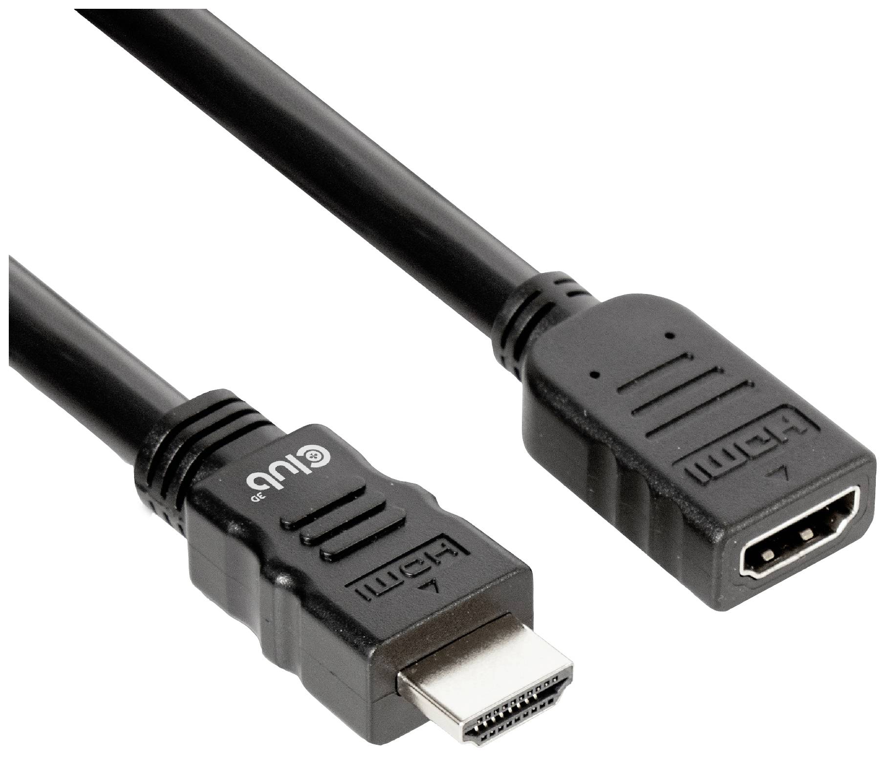 Club3D HDMI Anschlusskabel HDMI-A Stecker, HDMI-A Buchse 5.00m Schwarz CAC-1325 HDMI-Kabel