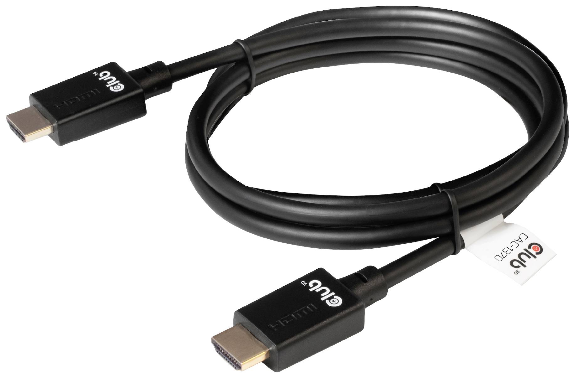 Club3D HDMI Anschlusskabel HDMI-A Stecker 1.50m Schwarz CAC-1370 HDMI-Kabel