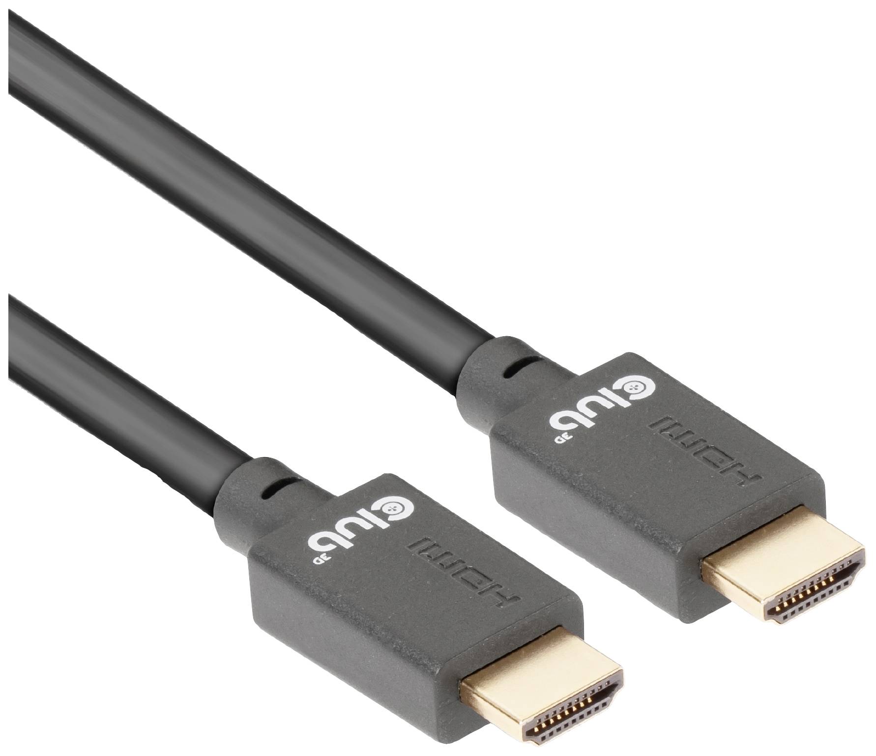 Club3D HDMI Anschlusskabel HDMI-A Stecker 5.00m Schwarz CAC-1375 HDMI-Kabel