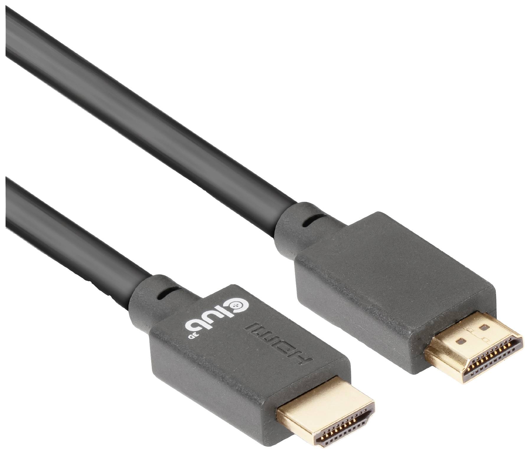 Club3D HDMI Anschlusskabel HDMI-A Stecker 5.00m Schwarz CAC-1375 HDMI-Kabel