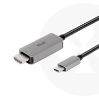 Club3D USB-C® / HDMI Anschlusskabel USB-C® Stecker, HDMI-A Stecker 3.00m Schwarz/Grau CAC-1587 HDMI-Kabel Club3D USB-C® / HDMI Anschlusskabel USB-C® Stecker, HDMI-A Stecker 3.00m Schwarz/Grau CAC-1587 HDMI-Kabel