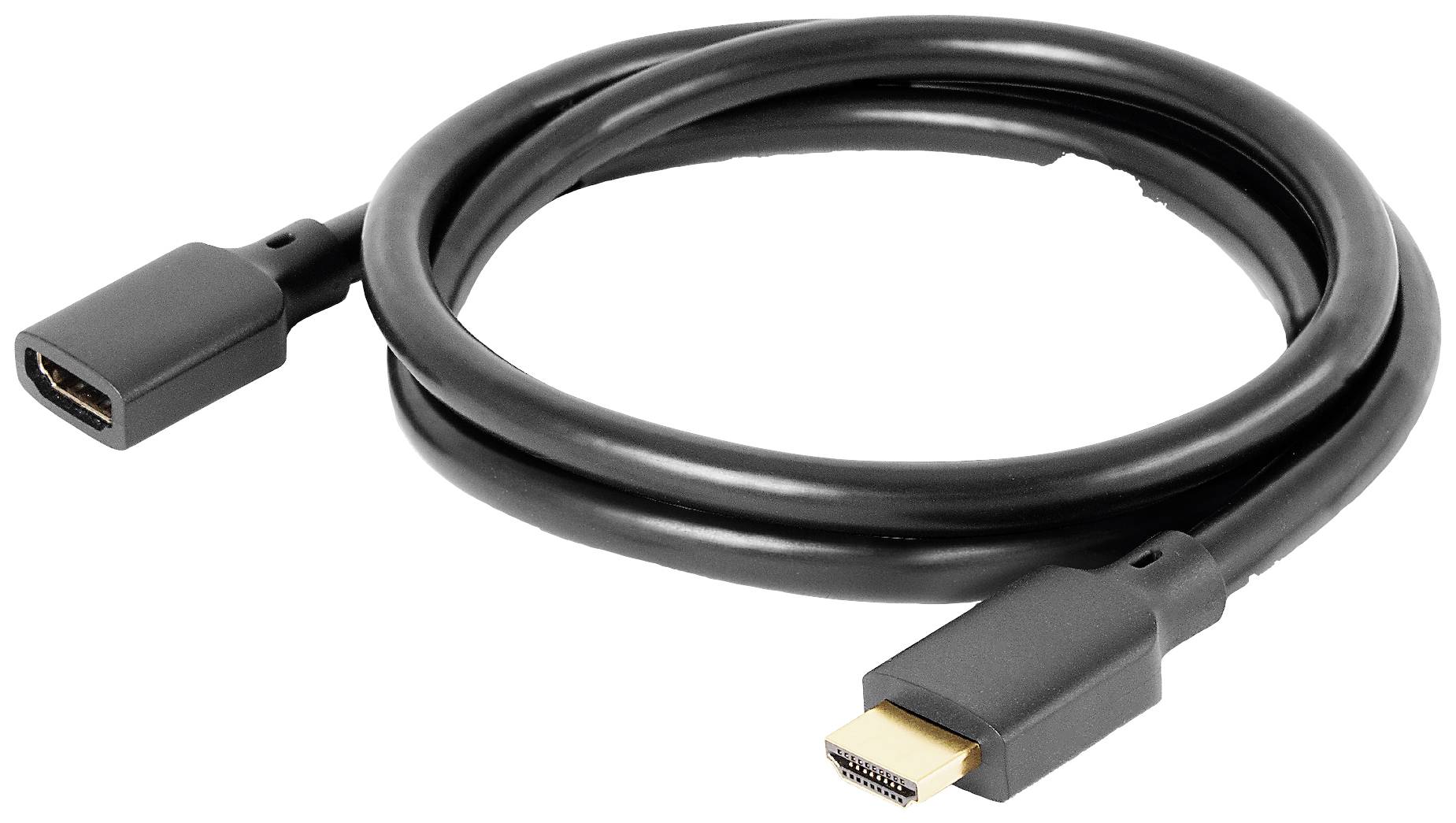 Club3D HDMI Anschlusskabel HDMI-A Stecker, HDMI-A Buchse 1.00m Schwarz CAC-1322 HDMI-Kabel