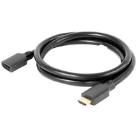 Club3D HDMI Anschlusskabel HDMI-A Stecker, HDMI-A Buchse 1.00m Schwarz CAC-1322 HDMI-Kabel Club3D HDMI Anschlusskabel HDMI-A Stecker, HDMI-A Buchse 1.00m Schwarz CAC-1322 HDMI-Kabel