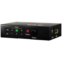 Club3D HDMI Switchbox 3 Port HDMI-Switch mit Fernbedienung 7680 x 4320 Pixel Club3D HDMI Switchbox 3 Port HDMI-Switch mit Fernbedienung 7680 x 4320 Pixel