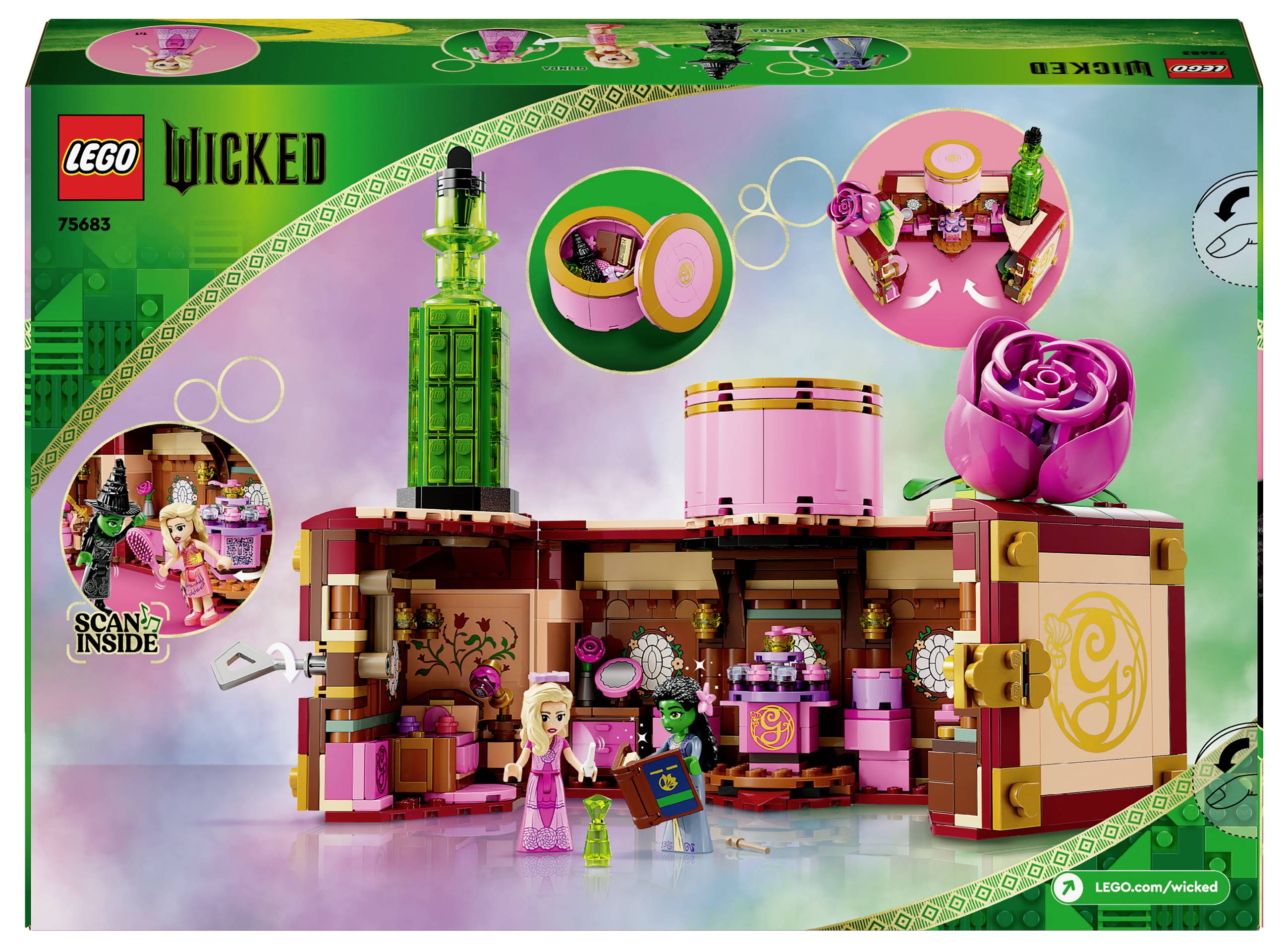 75683 LEGO® Wicked Glindas und Elphabas Schlafsaal