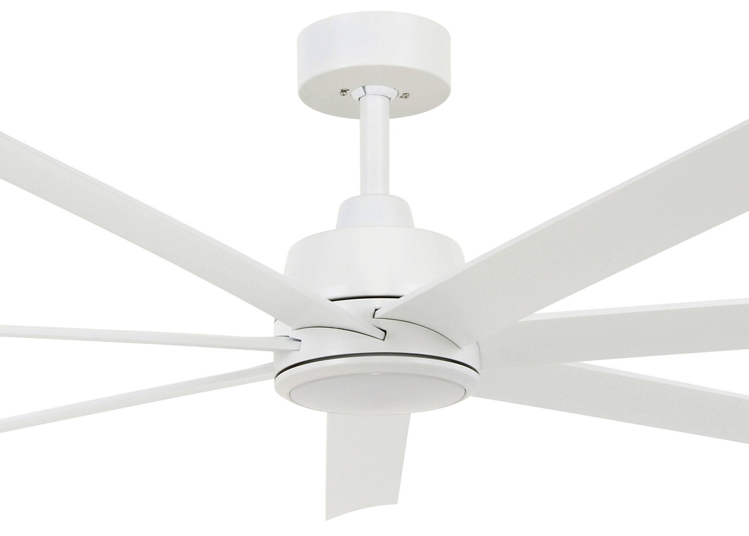 Lucci AIR Atlanta Deckenventilator 52W (Ø x H) 142cm x 35cm Weiß mit Fernbedienung