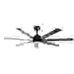 Lucci AIR Atlanta Deckenventilator 52W (Ø x H) 142cm x 35cm Schwarz