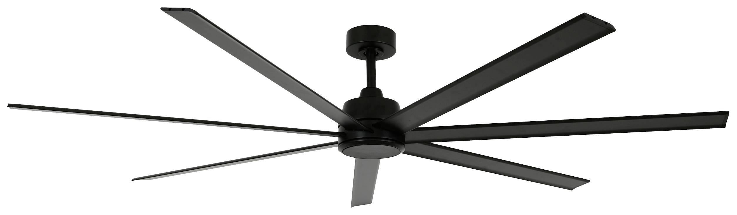 Lucci AIR Atlanta II Deckenventilator 55W (Ø x H) 183cm x 35cm Schwarz mit Fernbedienung