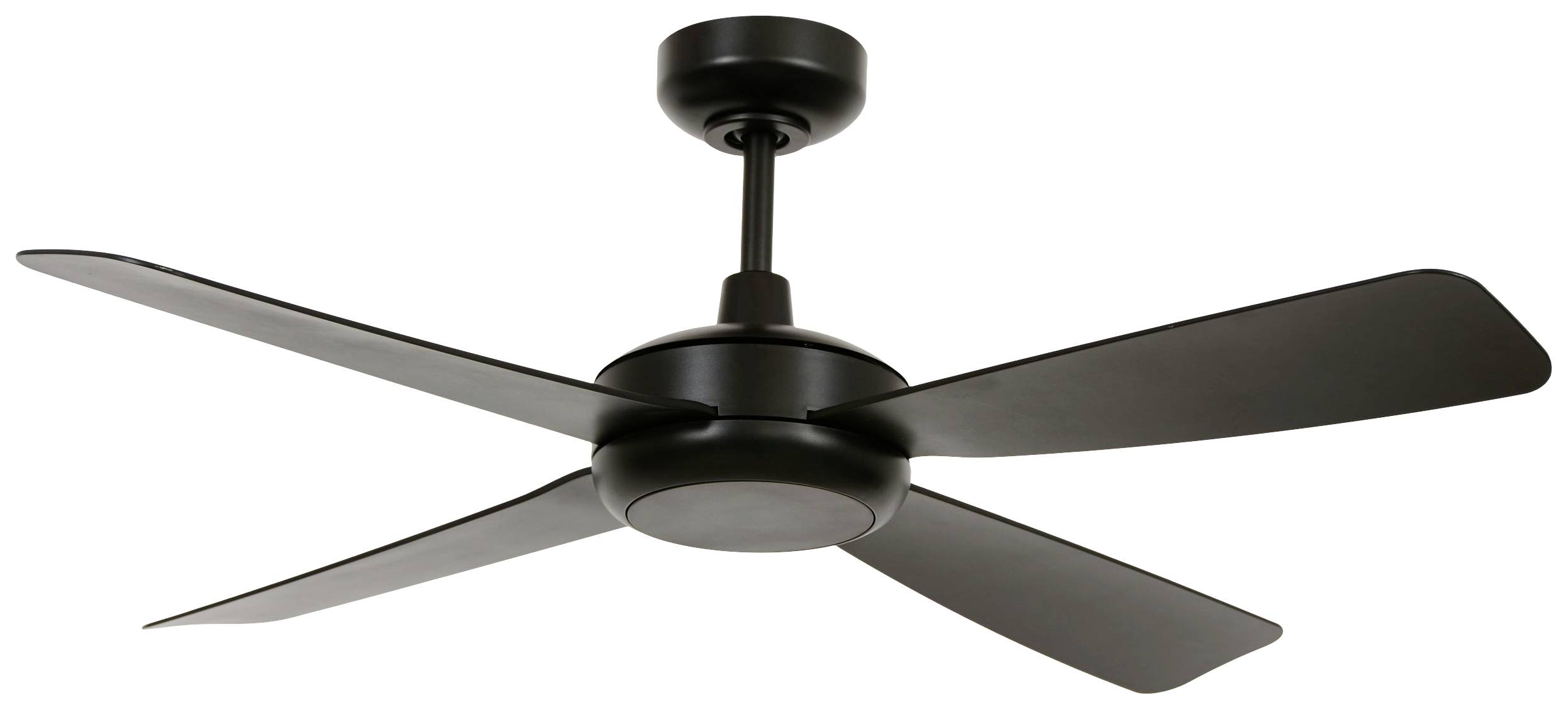 Lucci AIR Slipstream Deckenventilator 22W (Ø x H) 107cm x 33cm Schwarz mit Fernbedienung