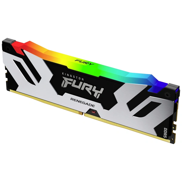 Kingston CL38 FURY Renegade RGB XMP PC-Arbeitsspeicher Modul DDR5 16GB 1 x 16GB Non-ECC 288pin DIMM CL38 KF576C38RSA-16 Kingston CL38 FURY Renegade RGB XMP PC-Arbeitsspeicher Modul DDR5 16GB 1 x 16GB Non-ECC 288pin DIMM CL38 KF576C38RSA-16