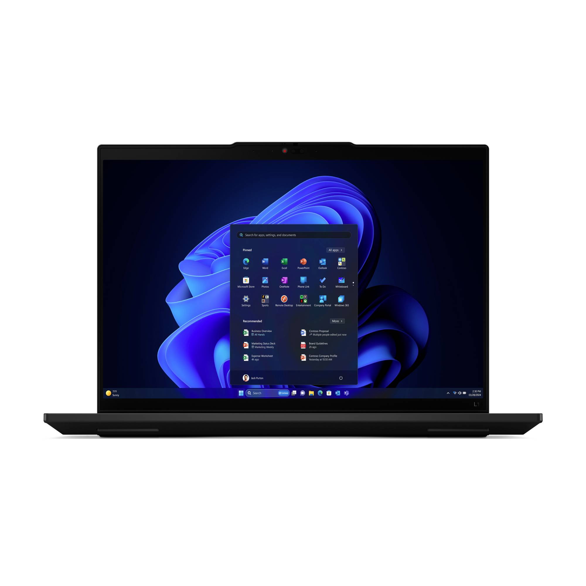 Lenovo Notebook ThinkPad L14 35.6 cm (14 Zoll) WUXGA Intel® Core™ Ultra 5 125U 16 GB RAM 512 GB SSD Deutsch, QWERTZ Schwarz 21L1002SGE