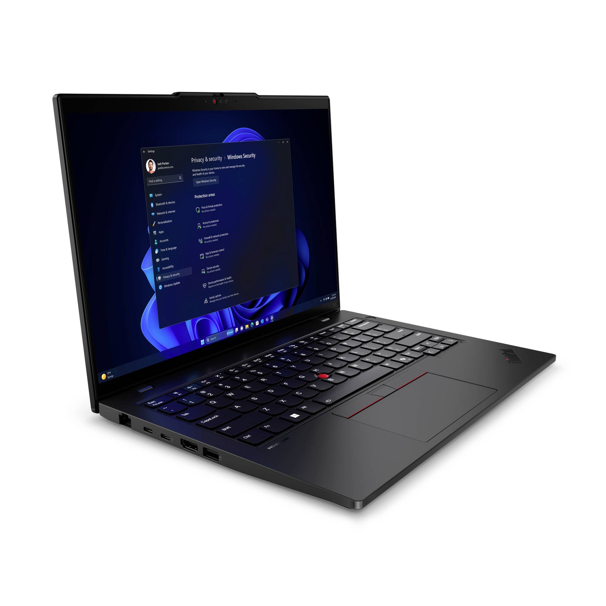 Lenovo Notebook ThinkPad L14 35.6 cm (14 Zoll) WUXGA Intel® Core™ Ultra 5 125U 16 GB RAM 512 GB SSD Deutsch, QWERTZ Schwarz 21L1002SGE