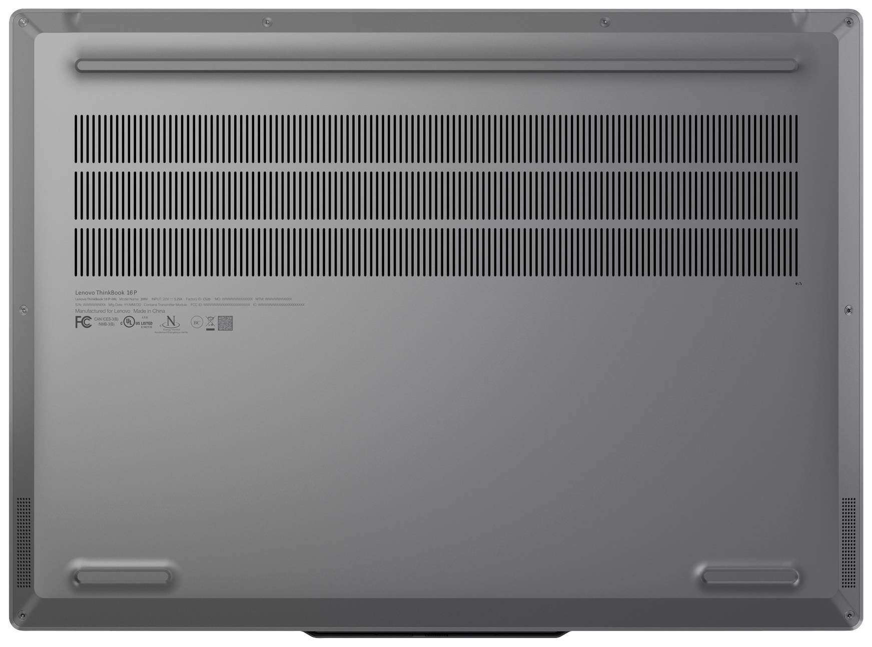 Lenovo Notebook ThinkBook 16p G5 IRX 40.6 cm (16 Zoll) WQXGA Intel® Core™ i7 i7-14650HX 32 GB RAM 1 TB SSD Deutsch, QWERTZ Grau 21N5001AGE