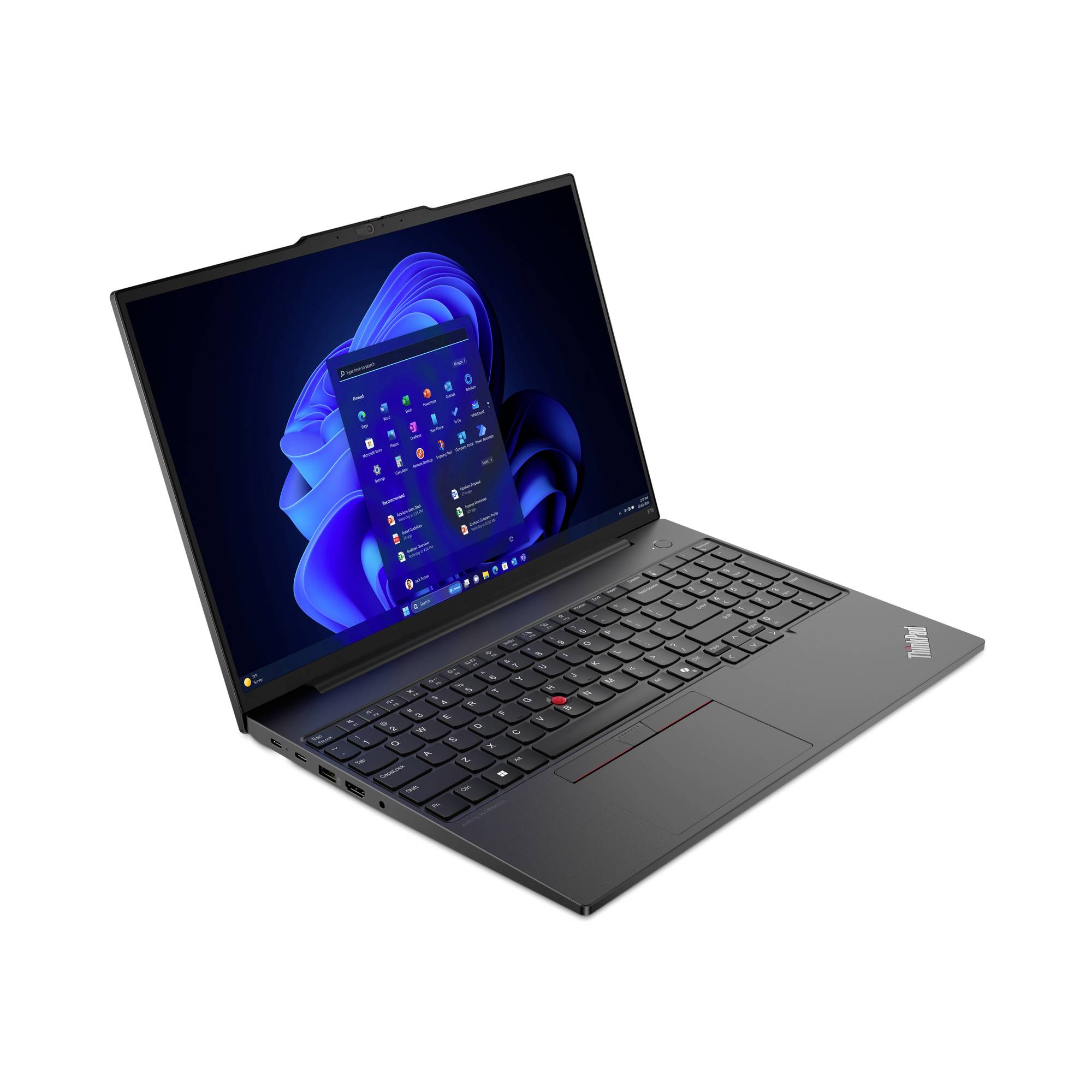 Lenovo Notebook ThinkPad E16 40.6cm (16 Zoll) WUXGA AMD Ryzen 7 7735HS 16GB RAM 512GB SSD Deutsch, QWERTZ AMD Radeon 680M Win 11