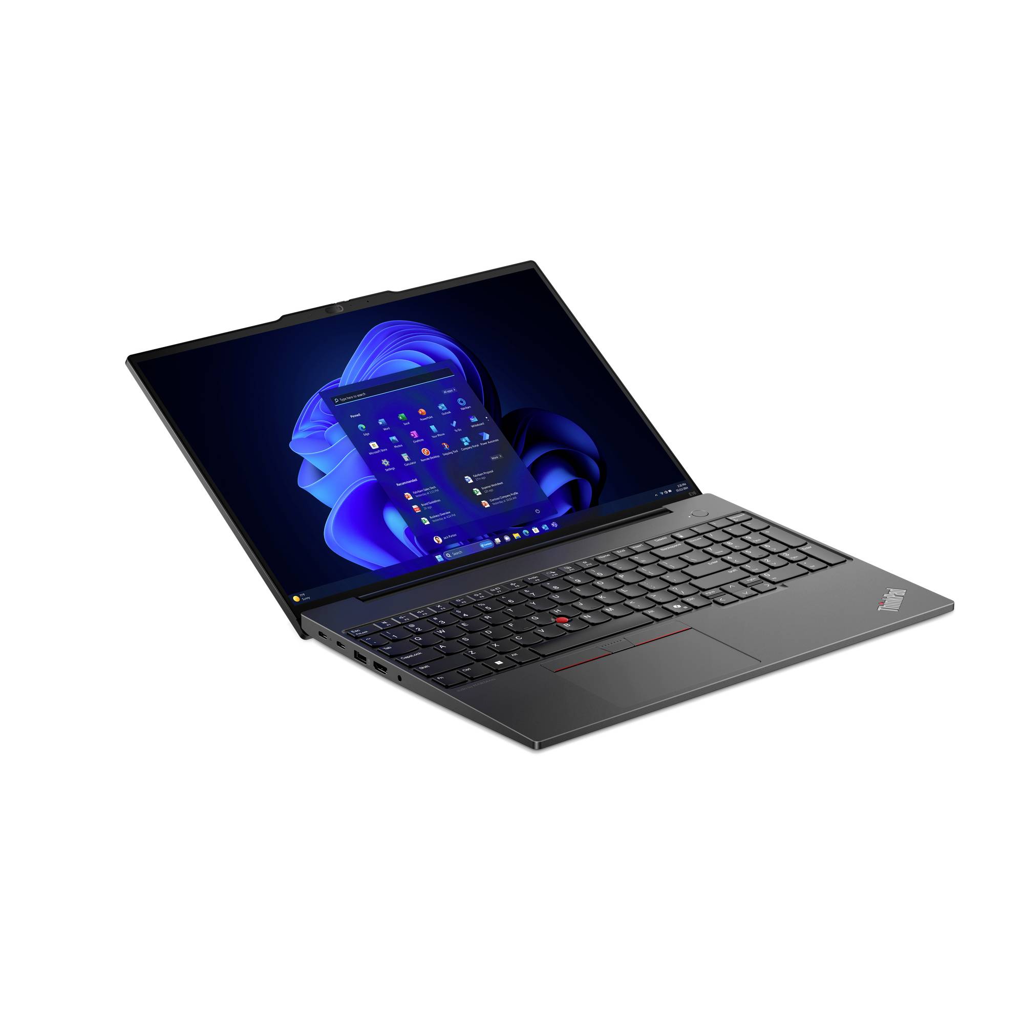 Lenovo Notebook ThinkPad E16 40.6cm (16 Zoll) WUXGA AMD Ryzen 7 7735HS 16GB RAM 512GB SSD Deutsch, QWERTZ AMD Radeon 680M Win 11