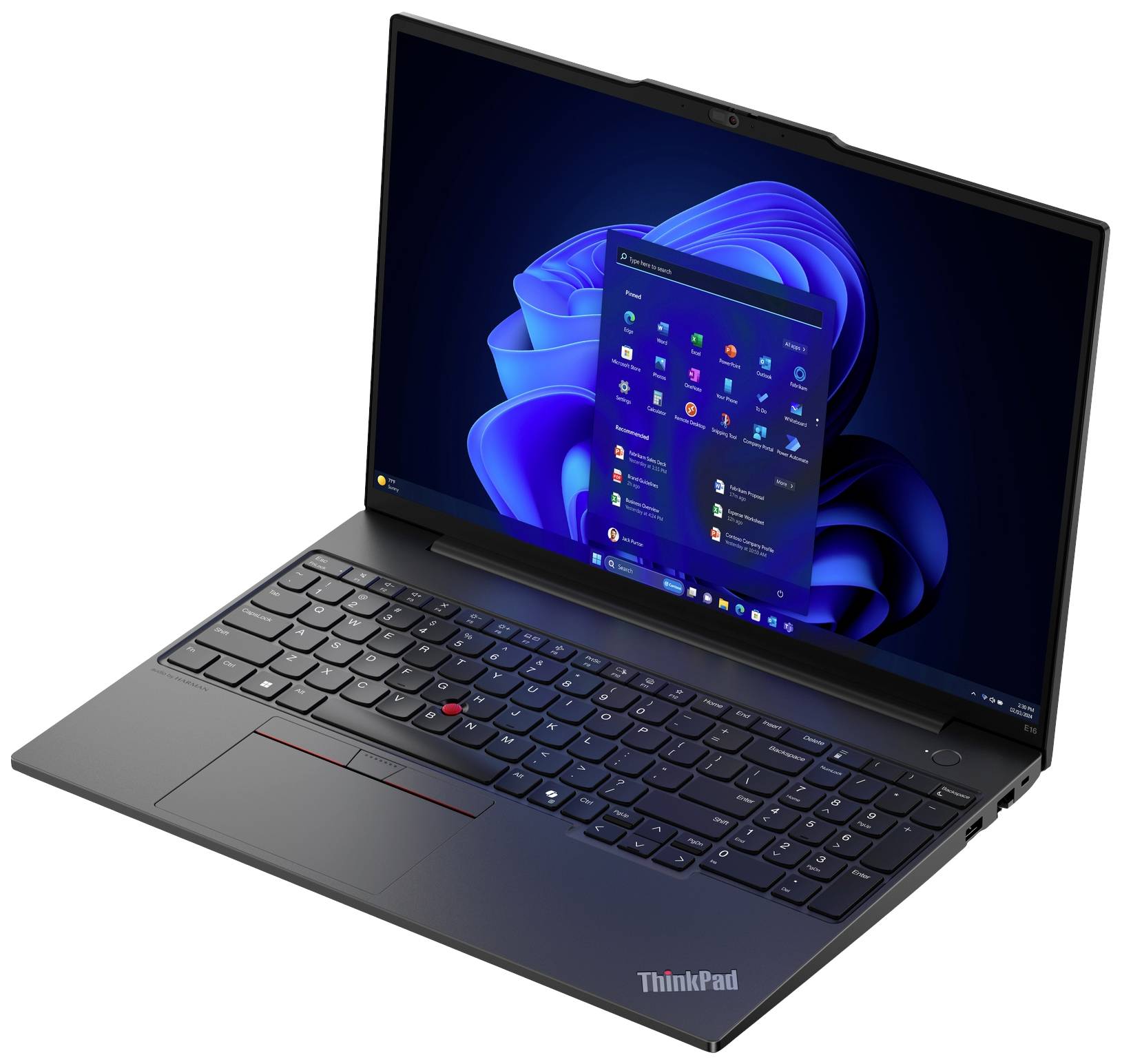 Lenovo Notebook ThinkPad E16 40.6cm (16 Zoll) WUXGA AMD Ryzen 7 7735HS 32GB RAM 1TB SSD Deutsch, QWERTZ AMD Radeon 680M Win 11