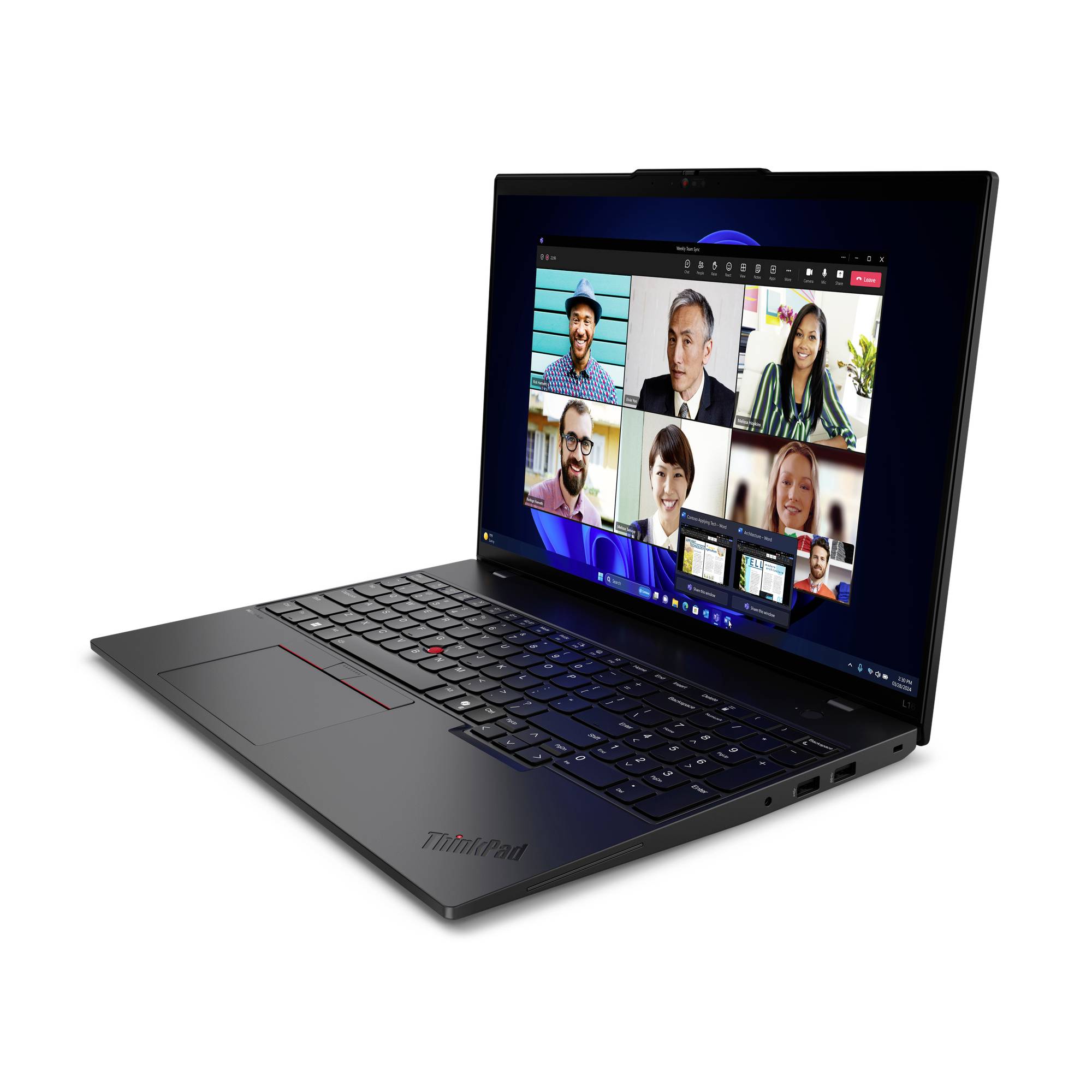 Lenovo Notebook ThinkPad L16 40.6cm (16 Zoll) WUXGA Intel® Core™ Ultra 5 125U 32GB RAM 1TB SSD Deutsch, QWERTZ Intel HD Graphics