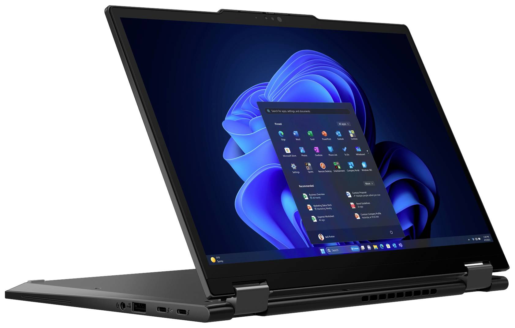 Lenovo ThinkPad X13 2-in-1 Gen 5 21LW - Flip-Design - Intel Core Ultra 5 125U / 1.3 GHz - Evo - Win 11 Pro - Intel Graph